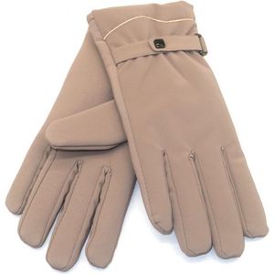 Bruine handschoenen - Lekker warm - Dikke stof - Damesdingetjes