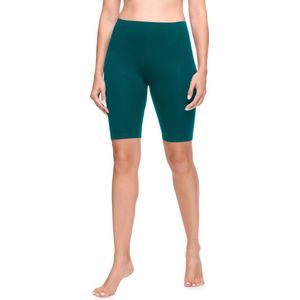 Ladeheid Dames Leggings - Shorts - Korte - Katoen - Sportbroek - LA-LA40-131-LE - Smaragdgroen - M