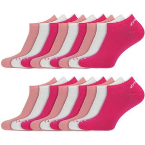 Sneakersokken | Dames & Heren | Merk: O'Neill | Kleur: Roze | Maat: 35 t/m 46 | 18 Paar