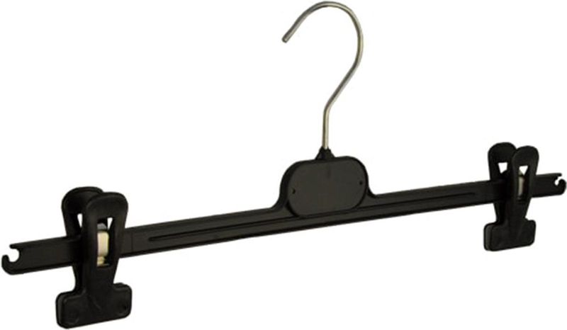 De Kledinghanger Gigant - PG40 - Knijperhanger - Zwart - 40 cm - 10 Stuks - Kunststof