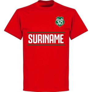 Suriname Team T-Shirt - Rood - XS