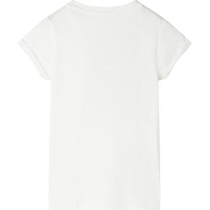 Kindershirt 140 Ecru met Drankjesprint