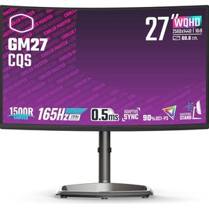 27 inch Curved Gaming Monitor - WQHD 2560x1440 - 165Hz met Adaptive Sync en HDR 400