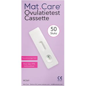 Mat Care Ovulatietest cassette XXL pack 50 stuks