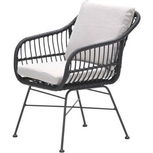 5-persoons ronde tuinset - Edison tafel - 5 Margriet stoelen - Garden Impressions