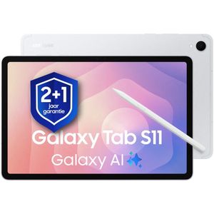 Samsung Galaxy Tab S11 - 256GB - Silver + 1 jaar extra garantie