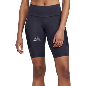 CRAFT Pro Trail Kort Legging Dames - Black - XS