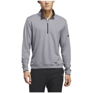 Adidas - Core Lightweight - Sweatshirt - Grijs - Halve Rits