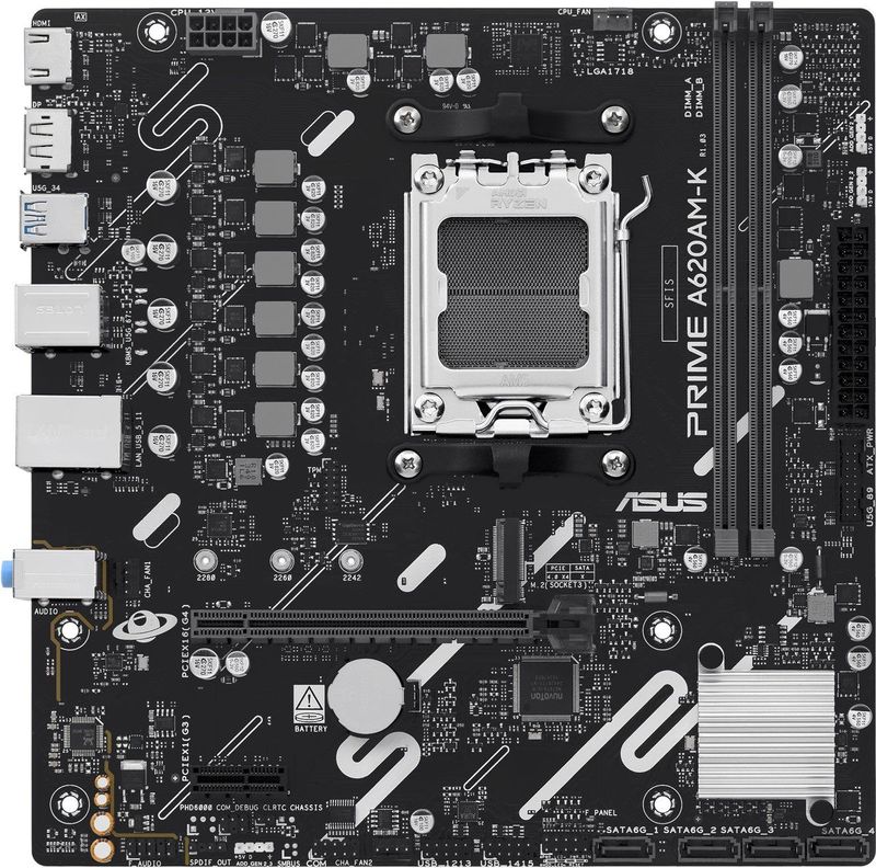 ASUS PRIME A620AM-K AMD A620A Socket AM5 micro ATX