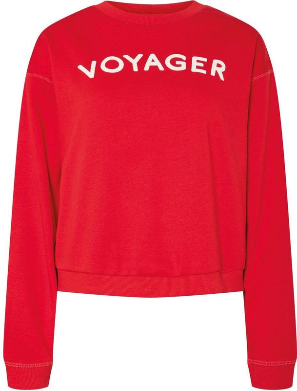 Pieces - Foya Crew - Sweater - Rood - Dames