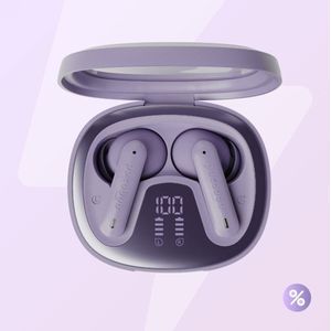 pocobob® 8 - Draadloze oordopjes - Paars - In-ear oortjes - Met mic - Met APP