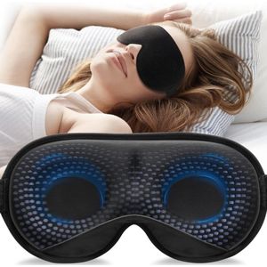 Eye Mask Sleep - Masque de Nuit Femme & Homme - Extra Doux - Zwart
