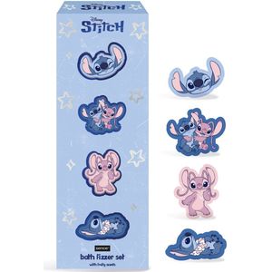 Lilo & Stitch Bruisballen Cadeauset – 4-delig – Badbruisballen – Geschenkset - Sinterklaas - Kerstcadeau