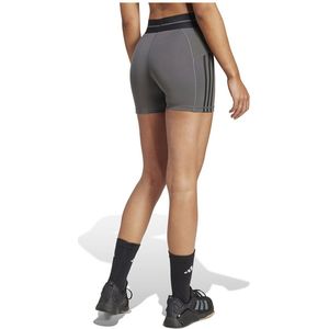 adidas - Hyperglam Rib 4 - Korte Leggings - Zwart - CLIMACOOL