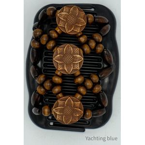 Haarkammen - dubbel - met kralen - haarclip - dubbele kam - kralen - haarclips dames - kado - kado vrouw -