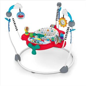 Baby Jumper - Baby Bouncer Vliegtuig Met Lichtjes & Geluid - Activiteiten Baby Zitje Speelgoed