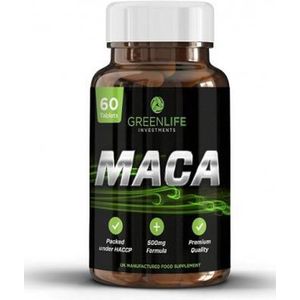 Peruaanse Maca - Maca Poeder in tabletvorm - 60 tabletten van 500 mg - Stimuleert uw Libido - Geeft Energieboost