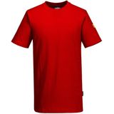 Portwest - AS20 - Antistatisch ESD T-Shirt - Diep Rood