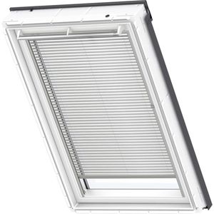 VELUX Jaloezie (PAL) voor VELUX Dakramen MK04, Zilveren Kozijn, Handbediend, Wit