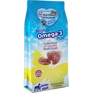 Renske - Mighty Omega Plus Junior Adult Lam Rijst Hondenvoer 15 kg