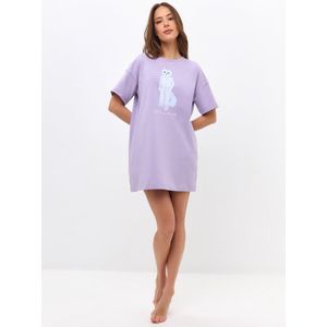 Cat by maniita lacitta Geprint oversized T-shirt - Pajamas Cat