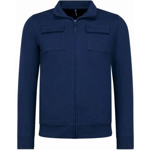 Heren Vesten met Rits - Zonder Capuchon - Sweatvest Heren - 579 - Blauw