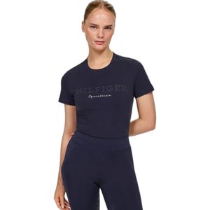Dames-T-shirt Tommy Hilfiger Equestrian Rhinestone