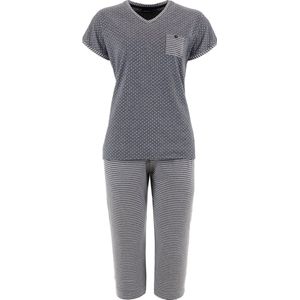 Pastunette Pyjama met Stippen Grijs/Wit
