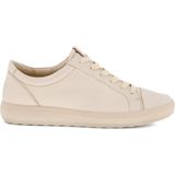 Ecco Soft 7 W veterschoenen beige Textiel - Dames - Maat 36