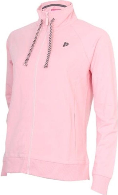 Donnay - Stretch Vest met kraag (Jamie) - Sporttrui - Dames - Pink (060) - maat S