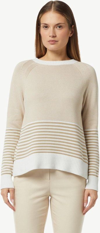 comma - Strickpullover - Gestreepte Trui - Katoen