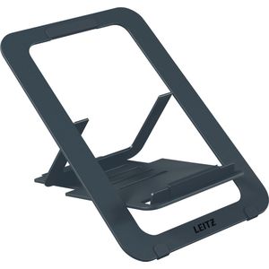 Leitz Ergo Aluminium Ultraplatte Verstelbare Laptopstandaard - Voor Laptops van 10-17"" - Donkergrijs