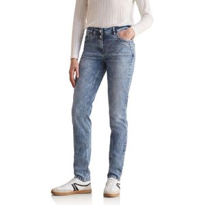 Dames Jeans Casual Fit Lichtblauwe Denim met Slim Legs