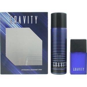 Coty Gravity 2 Piece Gift Set: Aftershave 30ml - Deodorant Spray 120ml