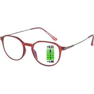 Leesbril Ofar Office Multifocaal CF0004C- Rood -+1.00