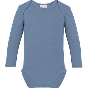 Link Kidswear Jongens Romper GOTS - Baby Blauw - Maat 62/68