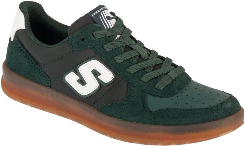 Skechers - Herensneakers - Groen - Suède - Sportschoenen