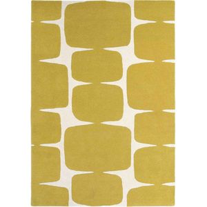 Scion - Lohko Honey 25806 Vloerkleed - 170x240  - Rechthoek - Kinder,Laagpolig Tapijt - Modern - Geel, Wit