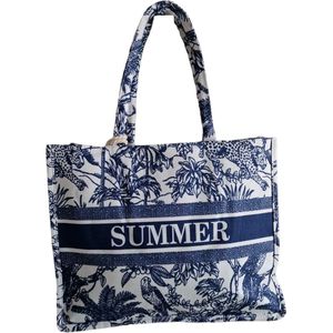 Angel Firenze Strandtas - Big Shopper - Zwemtas - Summer Donkerblauw