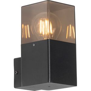 QAZQA denmark - Moderne Wandlamp voor buiten - 1 lichts - D 11.1 cm - Zwart - Buitenverlichting