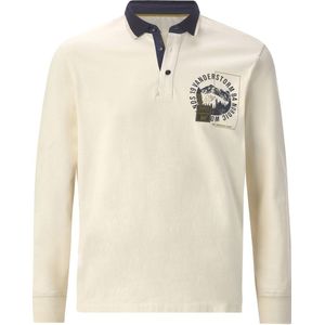 Jan Vanderstorm - OLSLAND - Poloshirt - Wolwit - Lange Mouwen