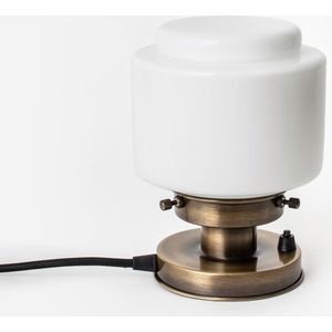 Art Deco Trade - Tafellamp Getrapte Cilinder Small 20's Brons