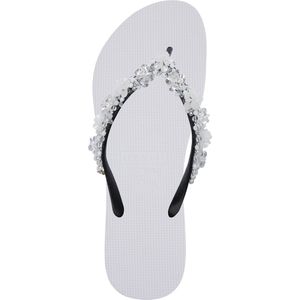 Uzurii Precious Bloom White Dames Slippers White Maat 37/38