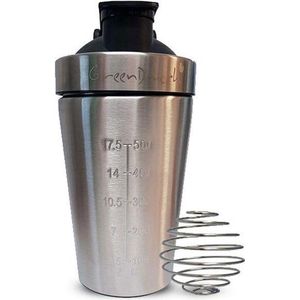 Greendutch Stainless Steel Shaker - Shakebeker RVS - 600 ml - Zilver