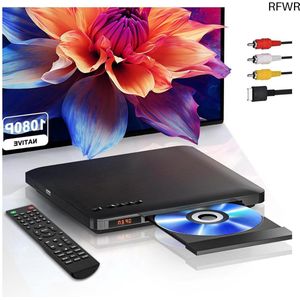 RFWR® Ultradunne DVD-speler met HDMI en USB-ingang - Regiovrij en HD 1080P