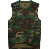 Brandit - Top Top - Katoen - Woodland - Heren - Basics