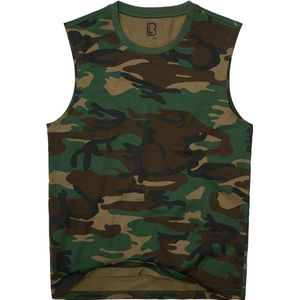 Brandit - Top Top - Katoen - Woodland - Heren - Basics