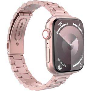 Dunne roestvrijstalen band compatibel met Apple Watch - 42 mm/44 mm/45 mm/49 mm