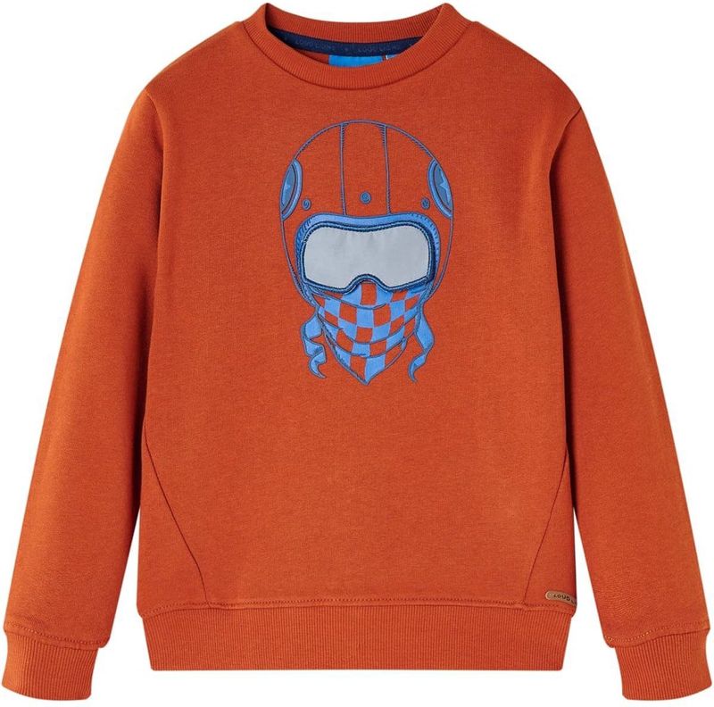 vidaXL - Kindertrui - 128 - lichtroestkleurig