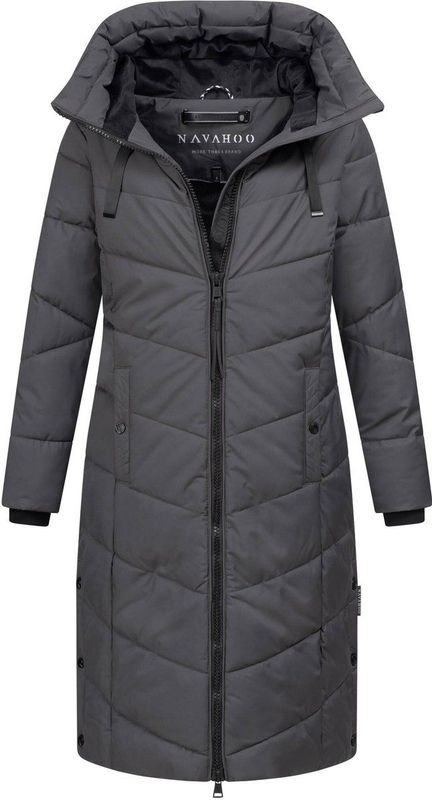 Navahoo - Schmatzibär - Gewatteerde Wintermantel - Dames - Lange Snit - Waterafstotend